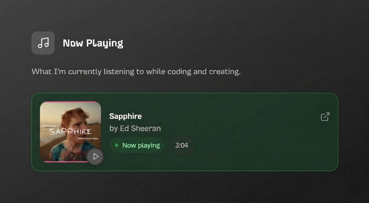 Why I Added a Now Playing Feature to My Portfolio